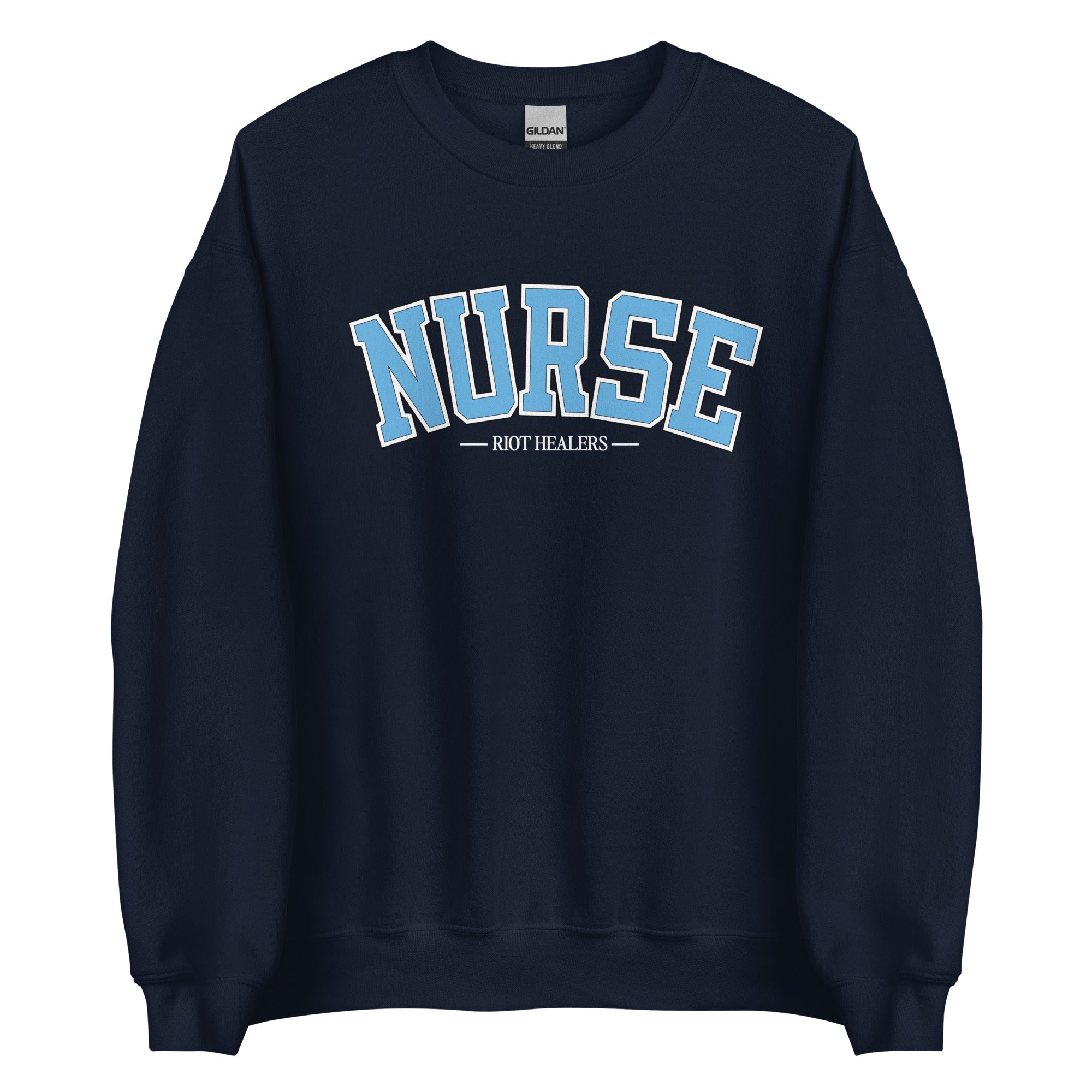 Nurse Collegiate Crewneck - Navy