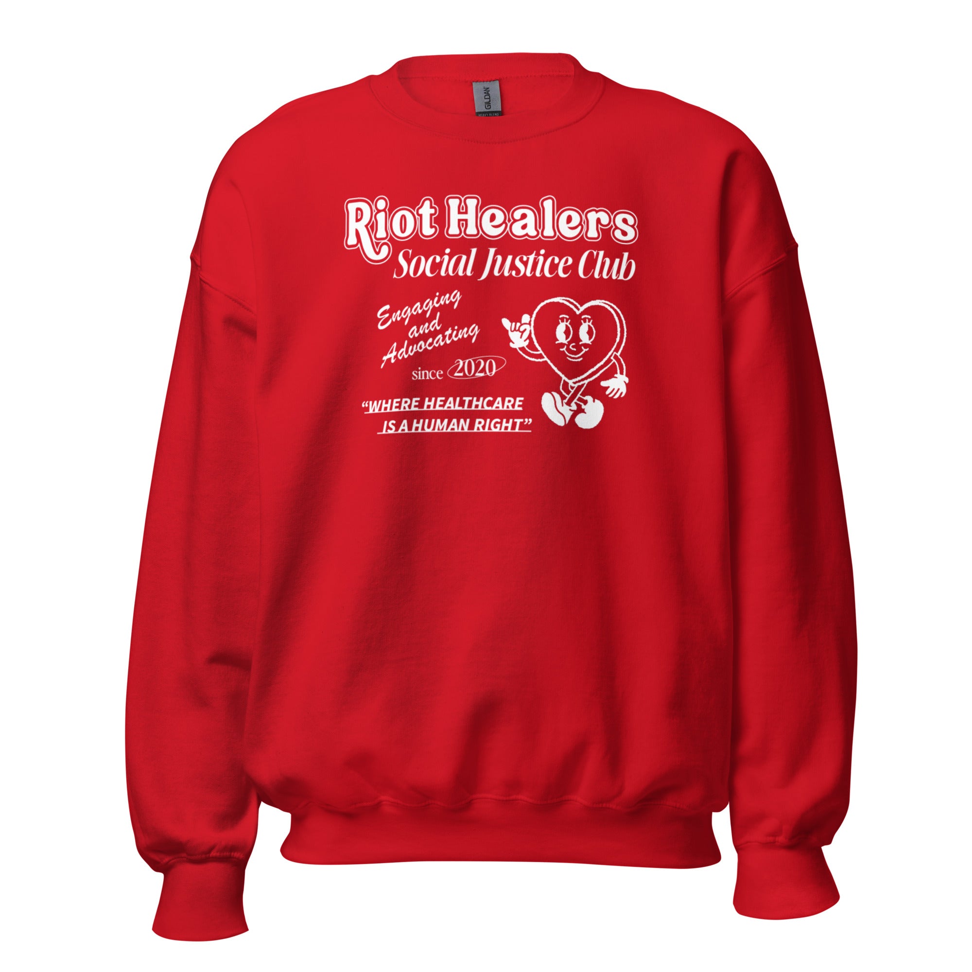 Riot Healers Social Justice Club <3 Crewneck