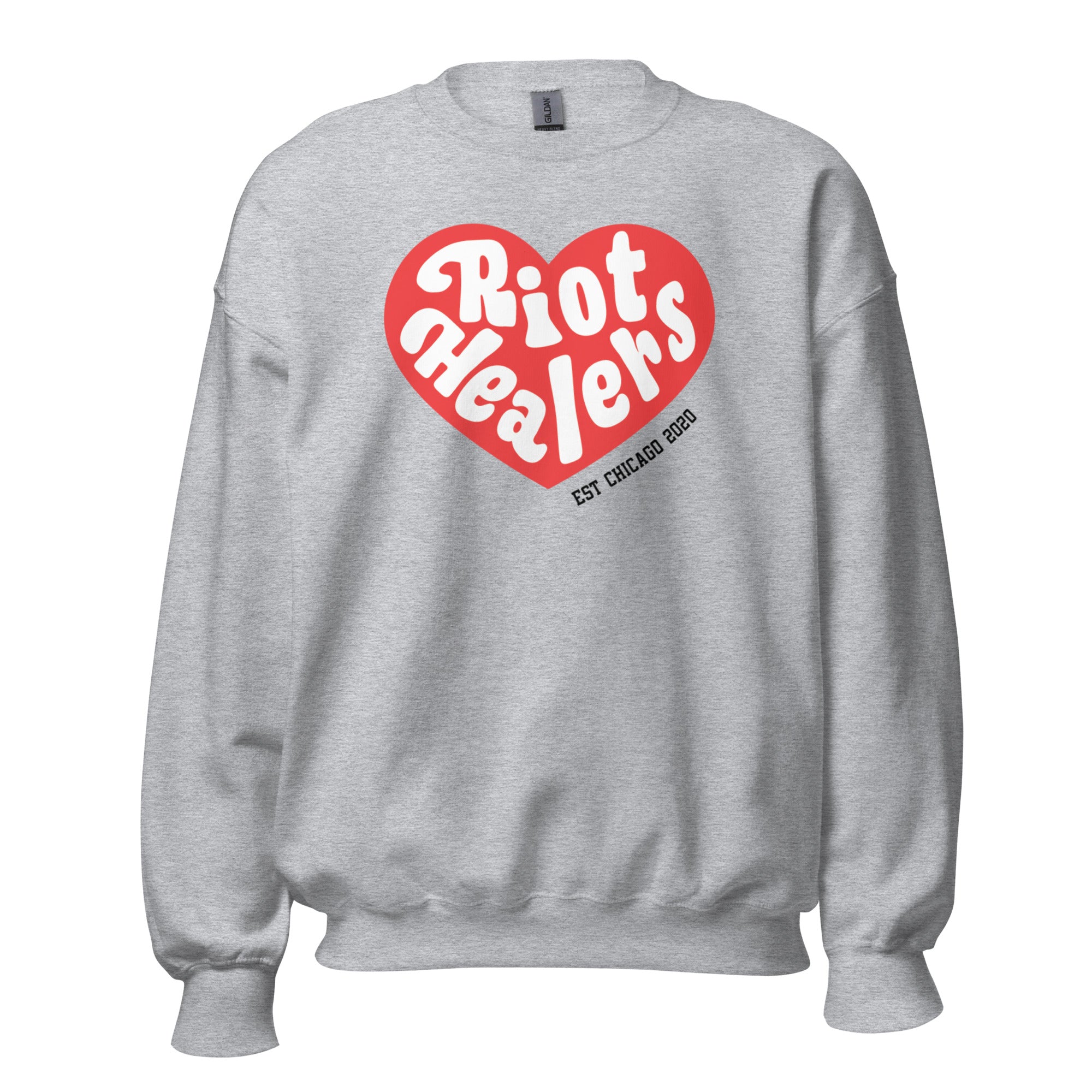 Riot Healers Heart Crewneck