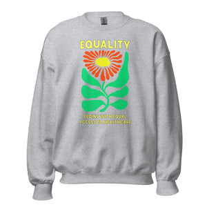 Equality Begins With Equal Access to Healthcare Crewneck