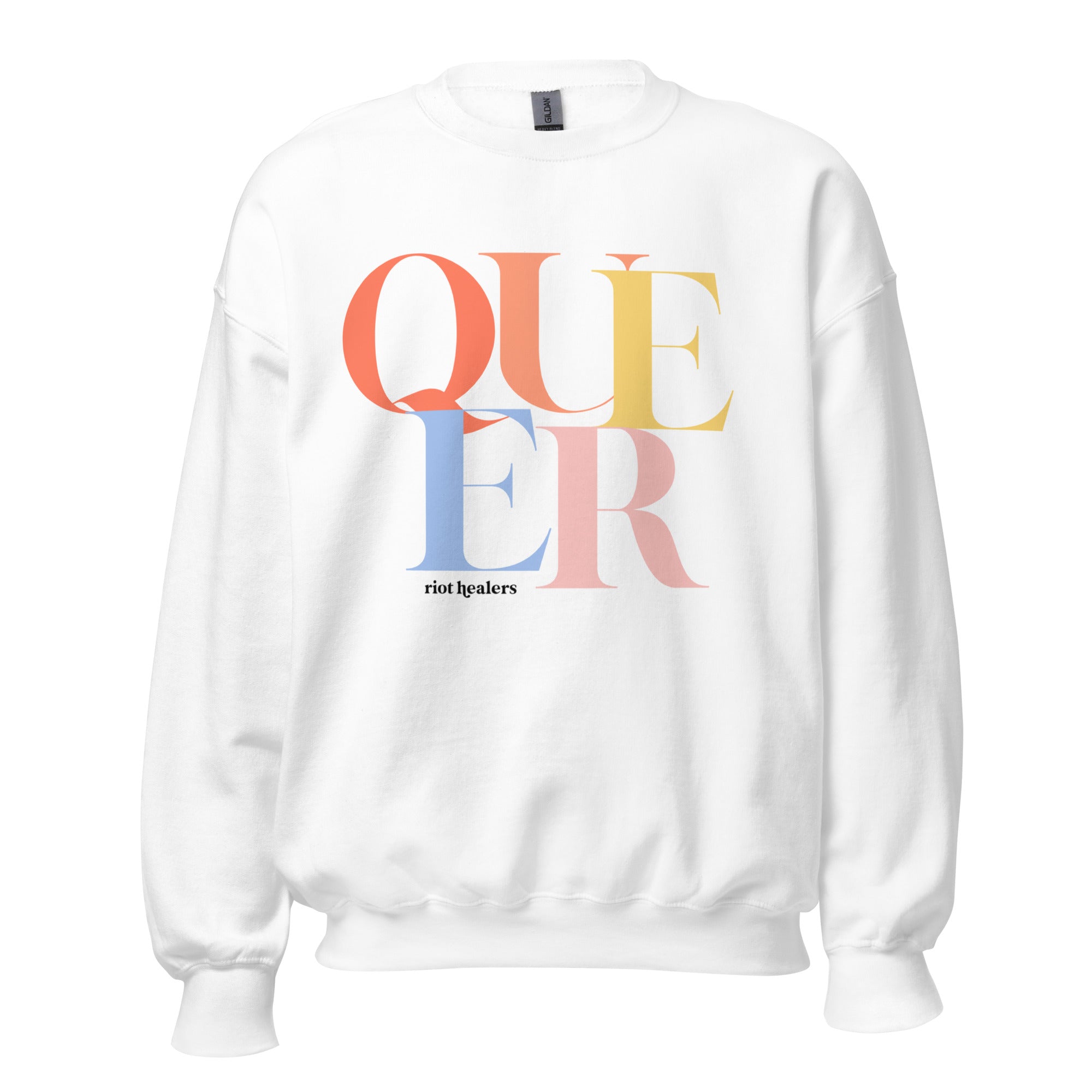 QUEER Rainbow Crewneck