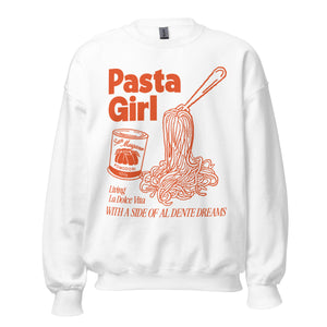 Pasta Girl Crewneck - Red