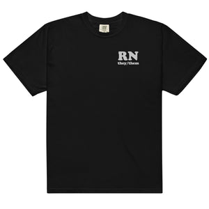 RN (they/them) Embroidered Tee