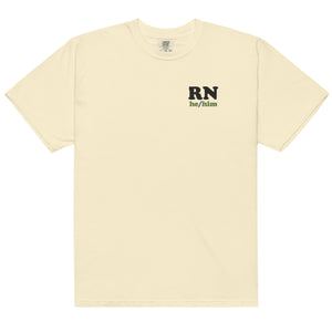 RN (he/him) Embroidered Colorful Tee