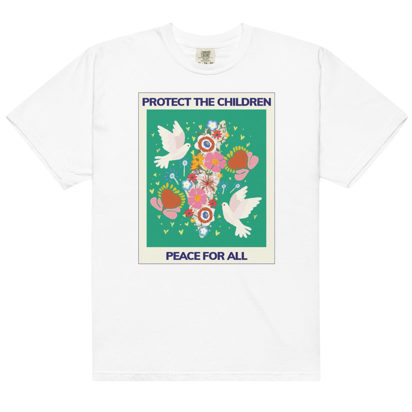 Peace for All Tee White