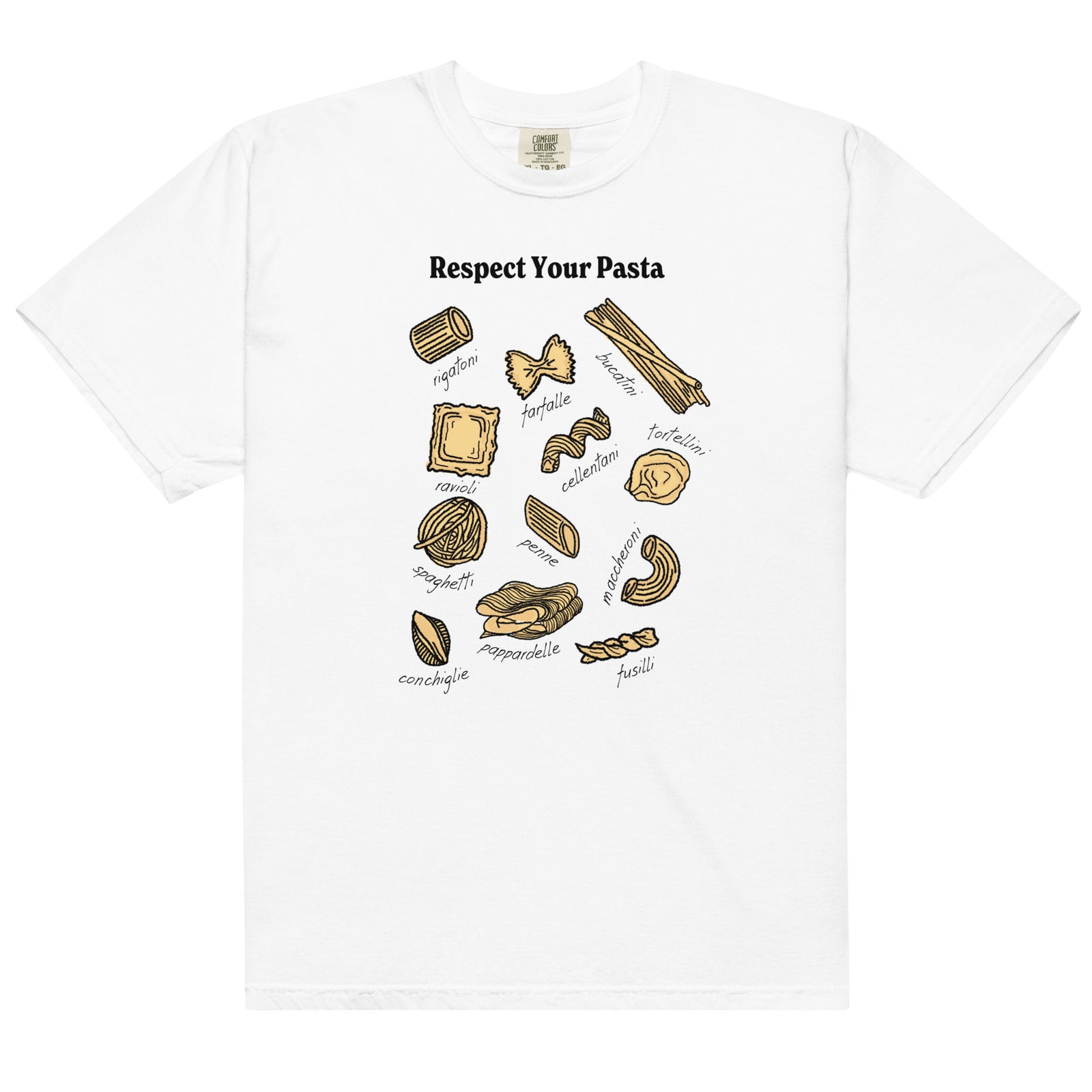 Respect Your Pasta Neutral Tee