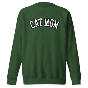 Cat Mom Crewneck - Green
