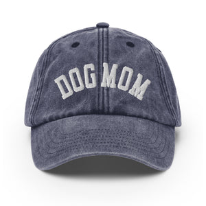 Dog Mom Vintage Denim Hat