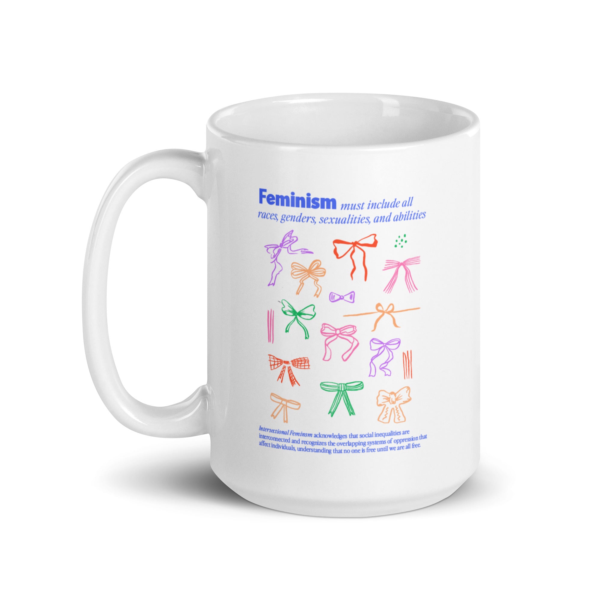 Intersectional Feminism Bow Mug