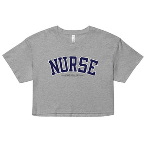 Nurse Collegiate Crop - Navy