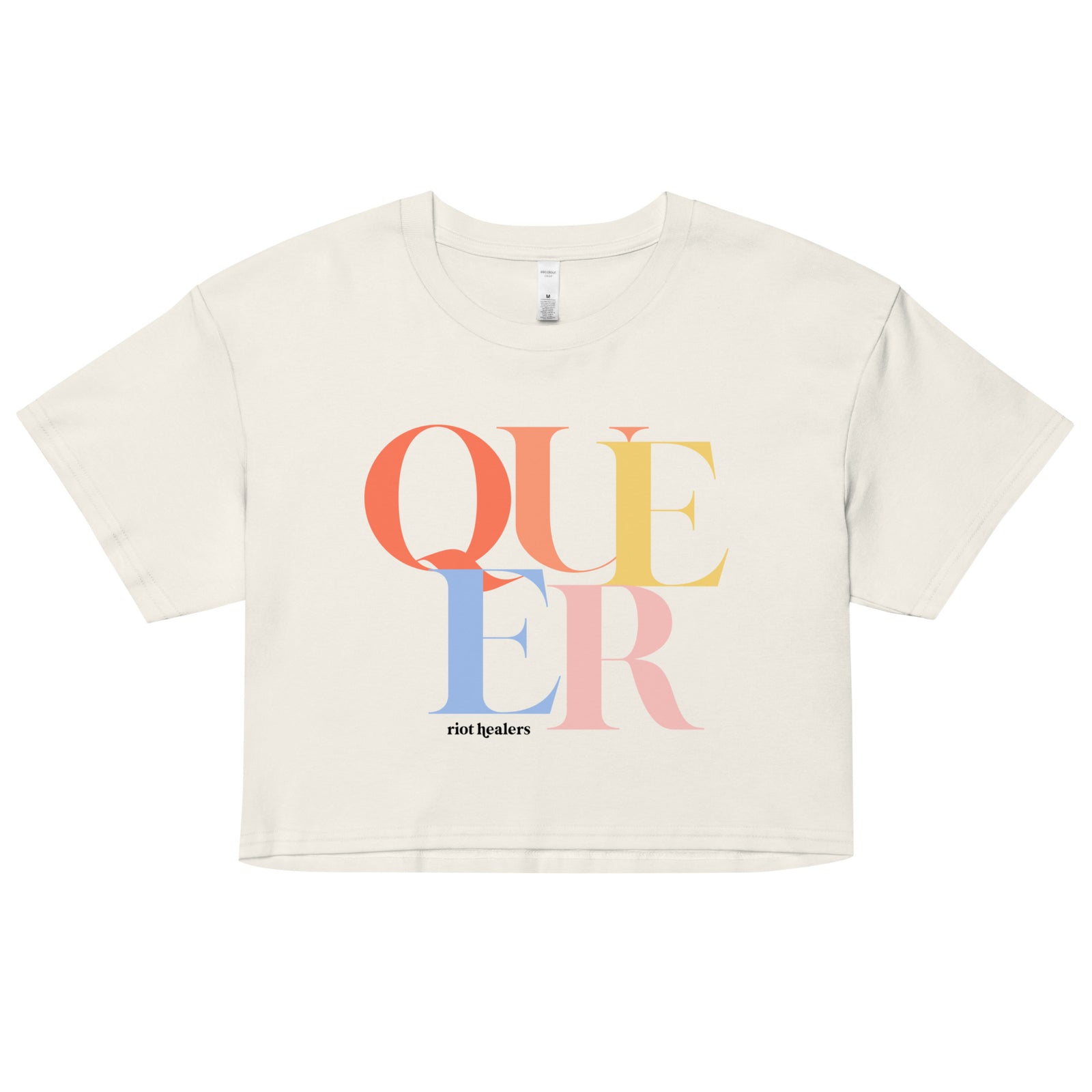 QUEER Rainbow Crop Top