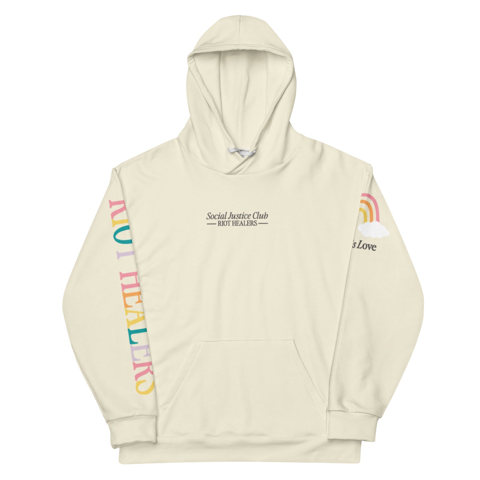 Social Justice Club Hoodie - Cream