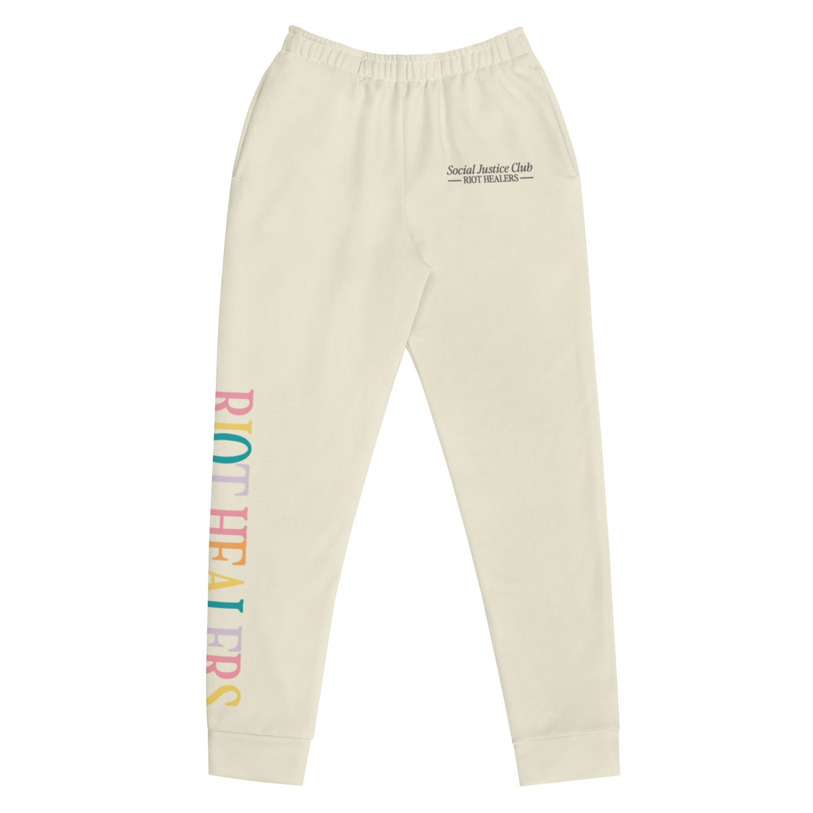 Social Justice Club Joggers - Cream