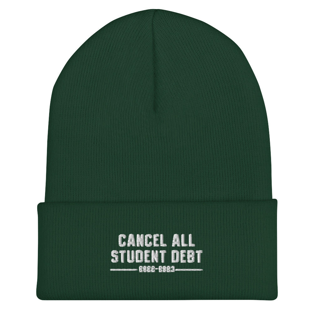 Cancel All Student Debt Beanie