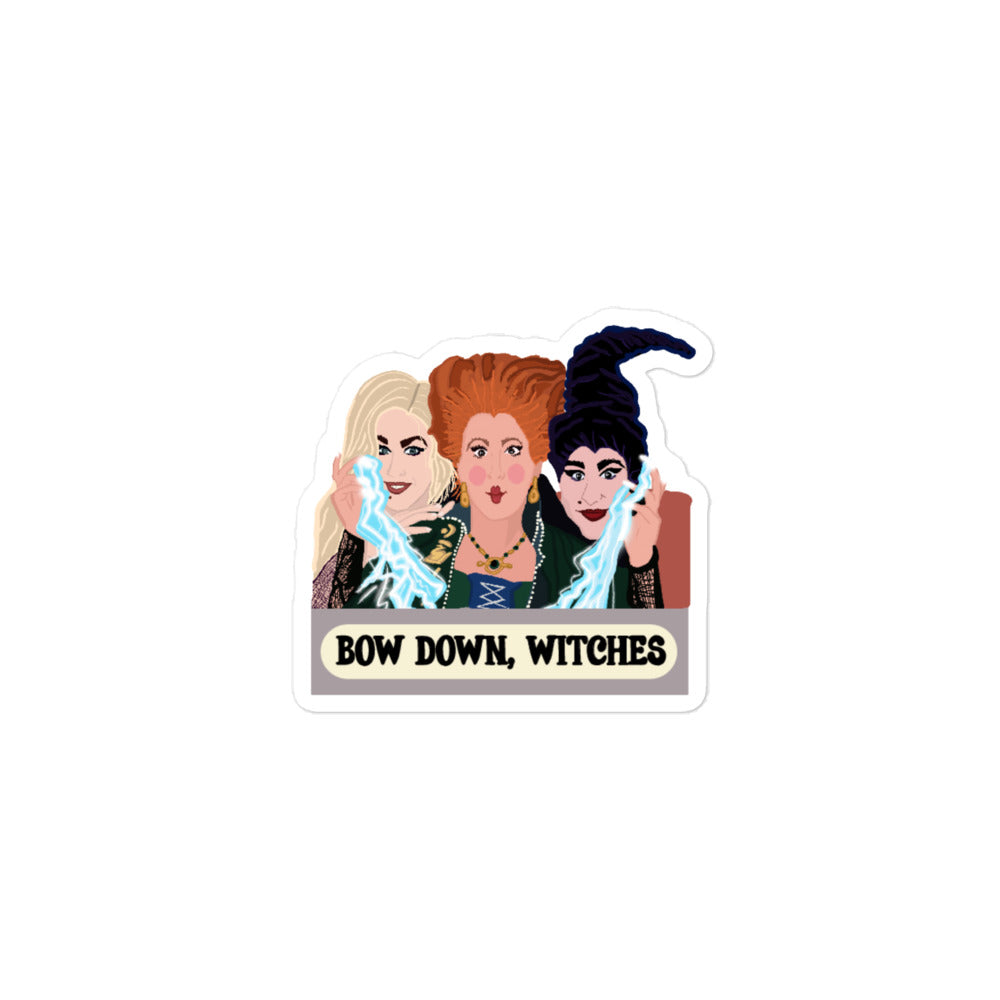Bow Down, Witches Sticker