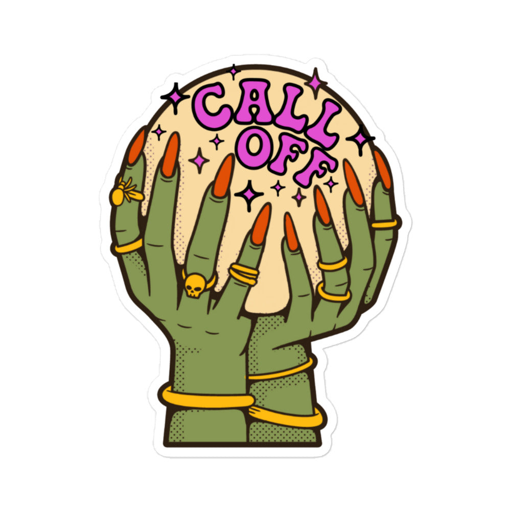 Call Off Sticker