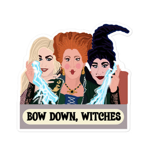 Bow Down, Witches Sticker