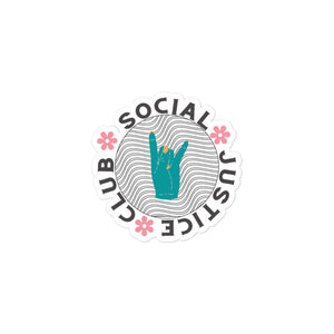 Social Justice Club Sticker