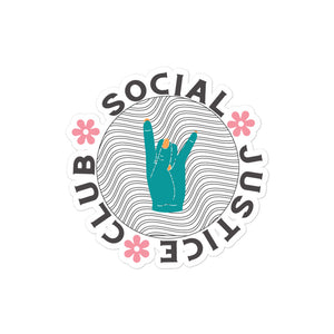 Social Justice Club Sticker