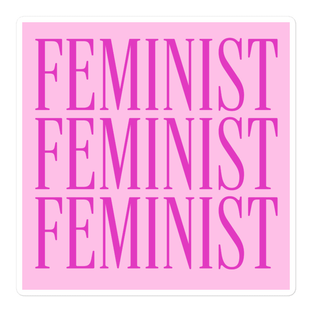 Feminist Pink Sticker