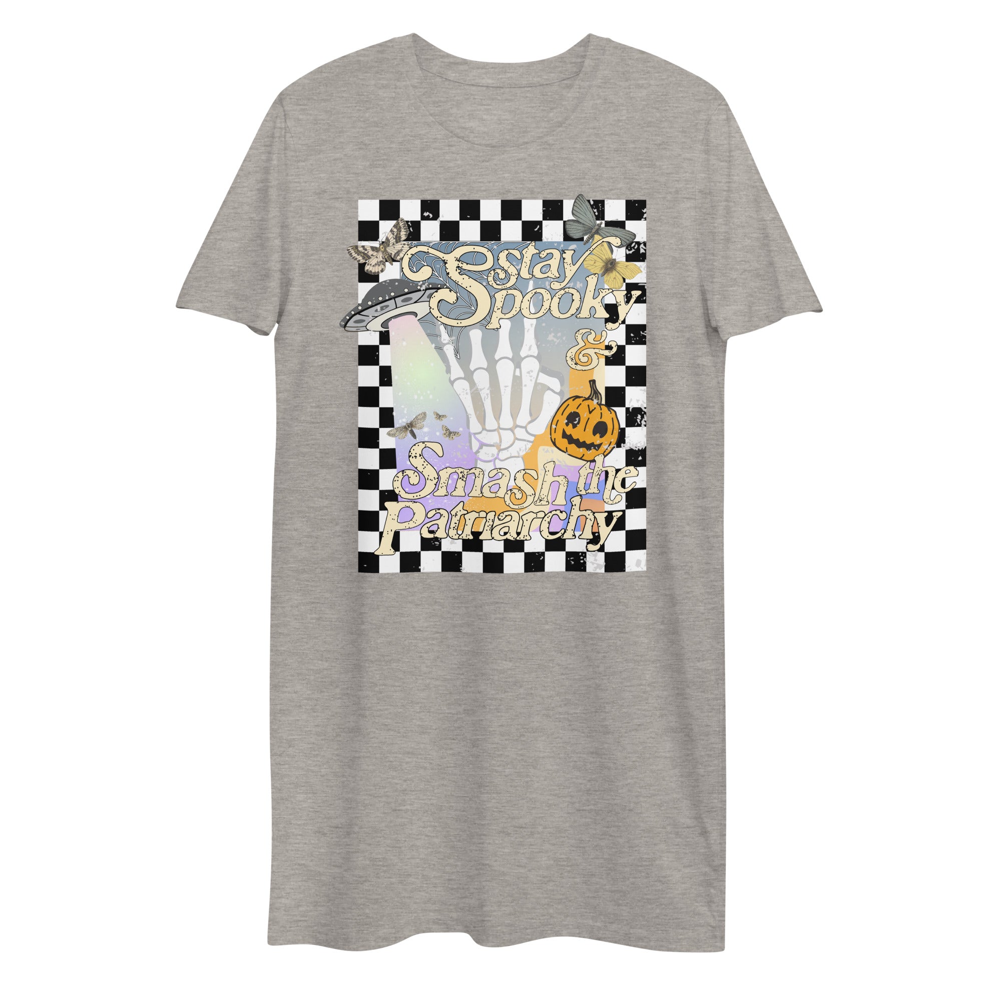 Stay Spooky and Smash the Patriarchy TShirt Dress