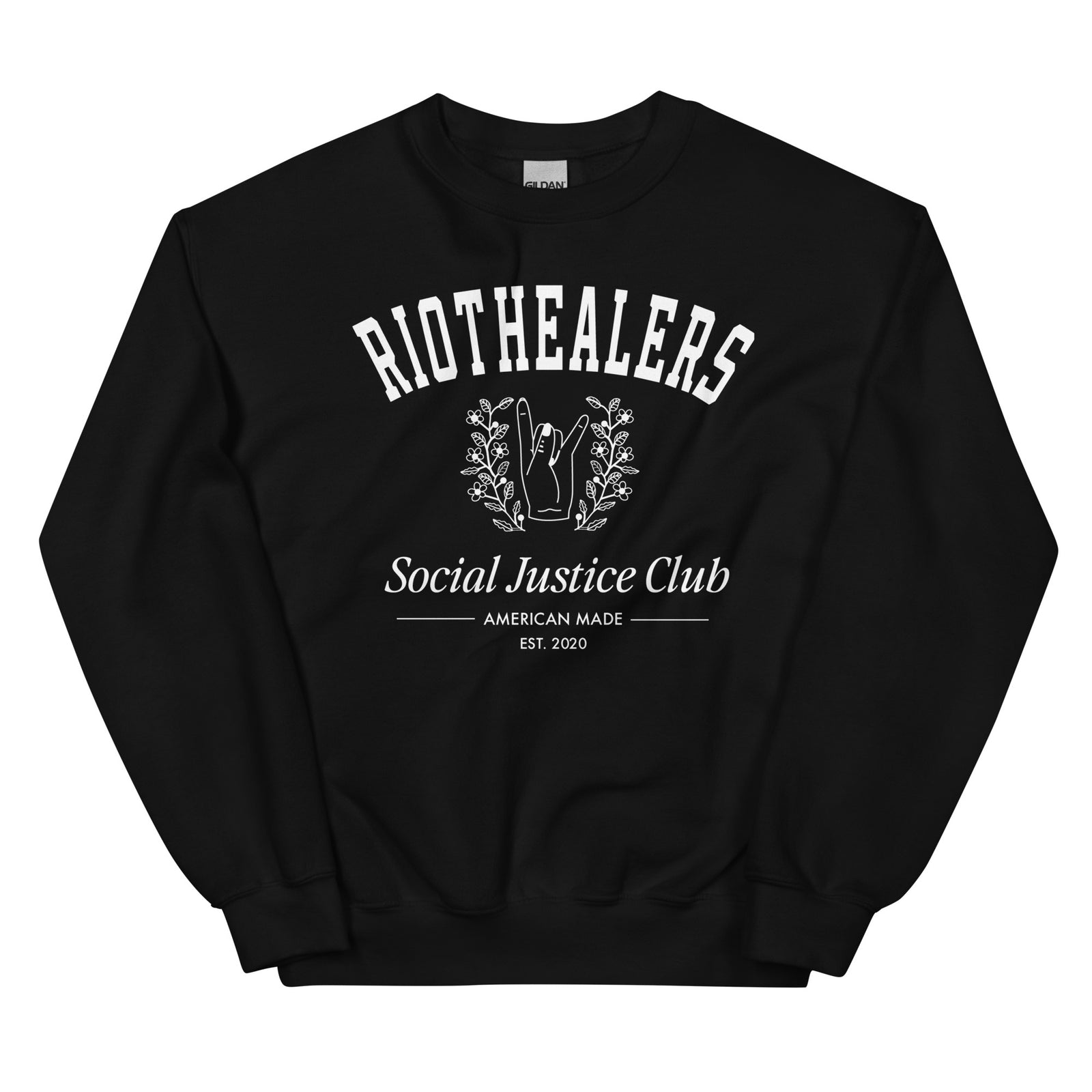 Social Justice Club College Crewneck