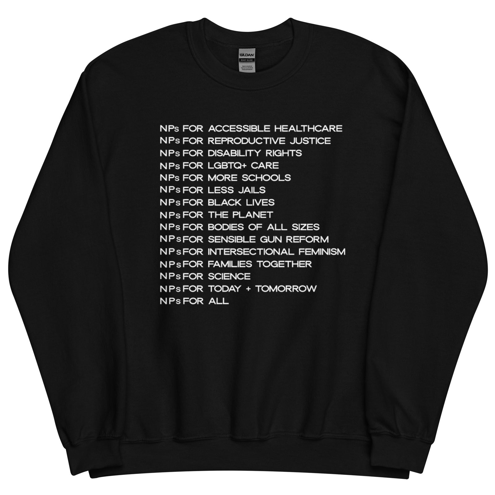 NPs for Social Justice Crewneck