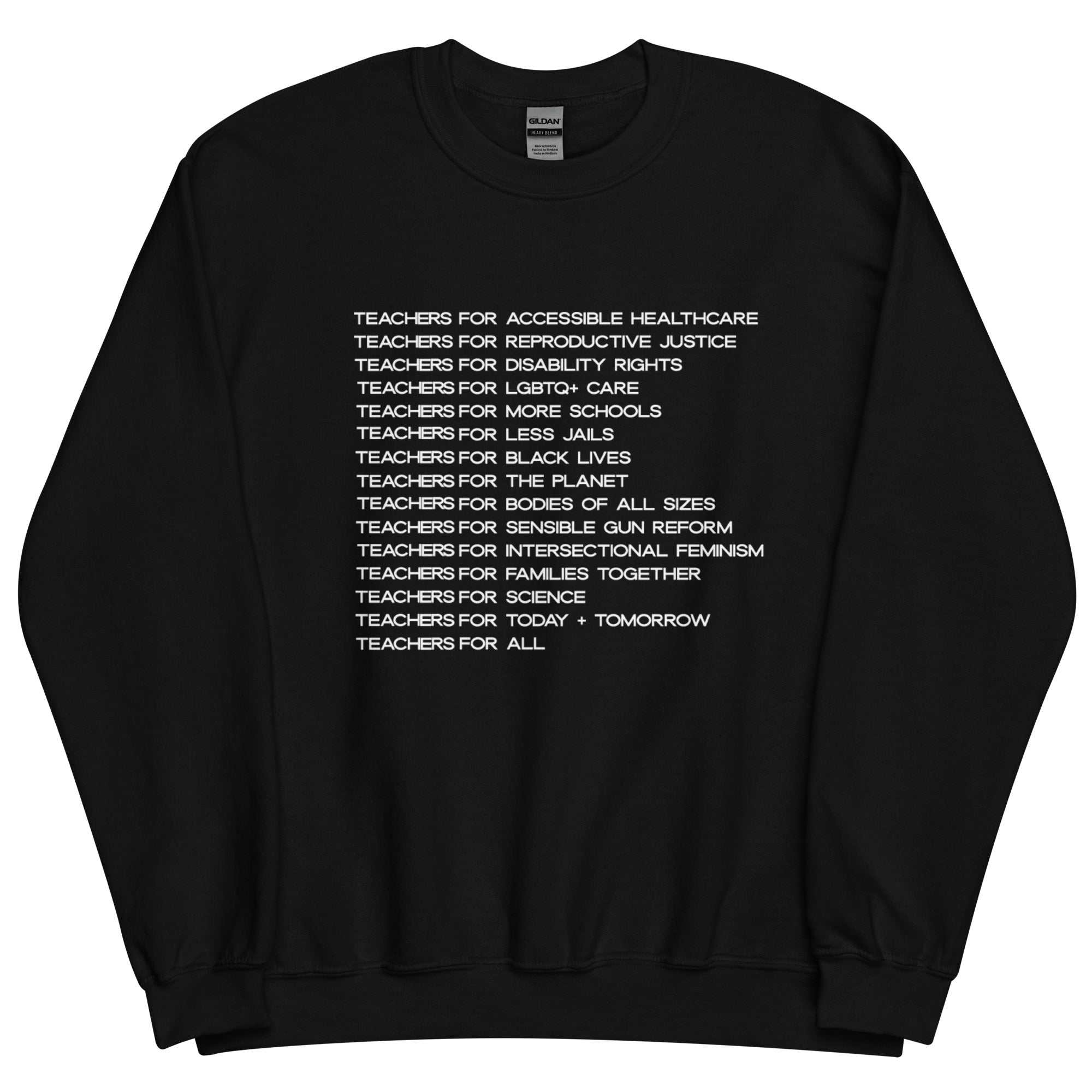 Teachers for Social Justice Crewneck