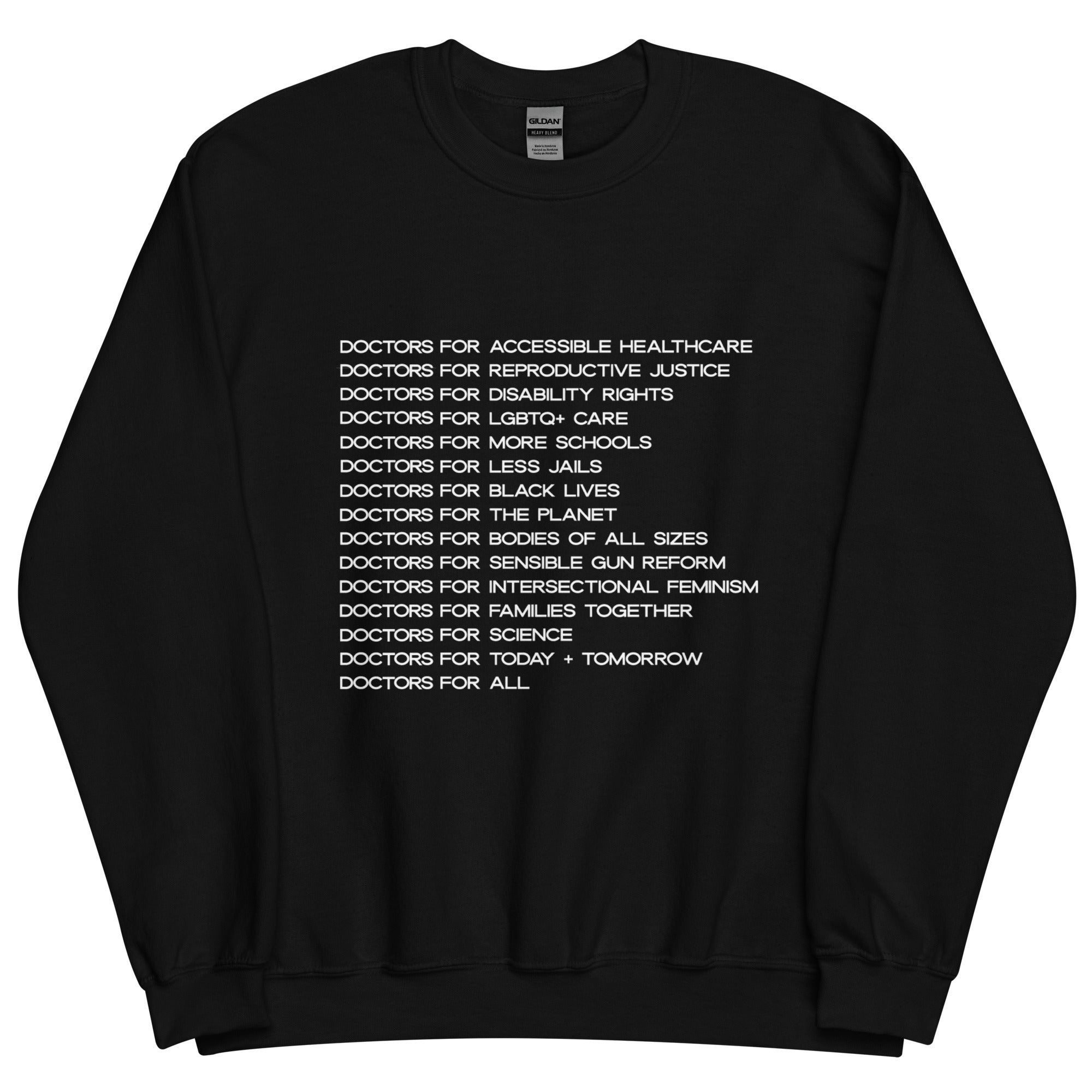 Doctors for Social Justice Crewneck