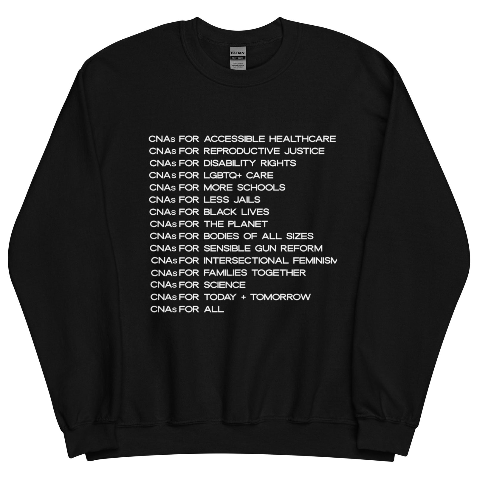 CNAs for Social Justice Crewneck