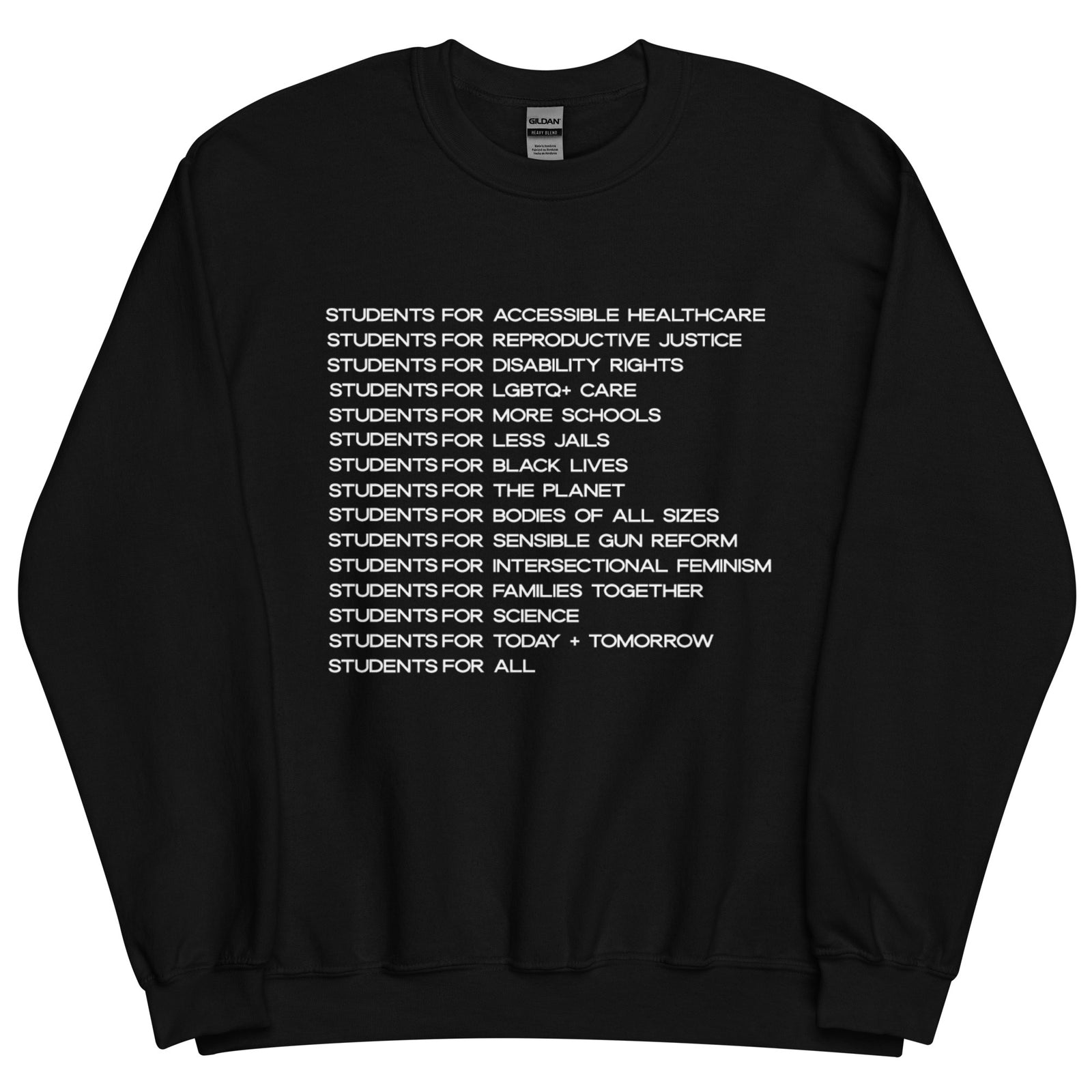Students for Social Justice Crewneck