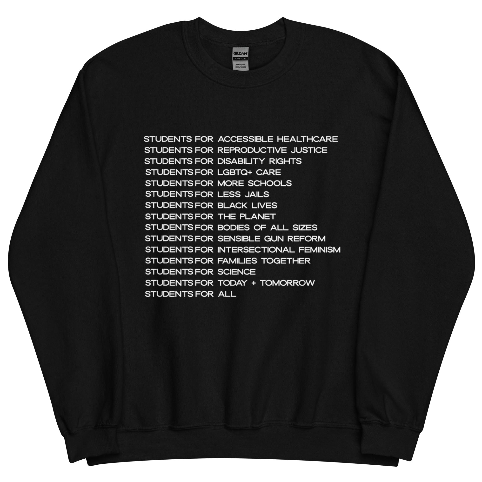 Students for Social Justice Crewneck