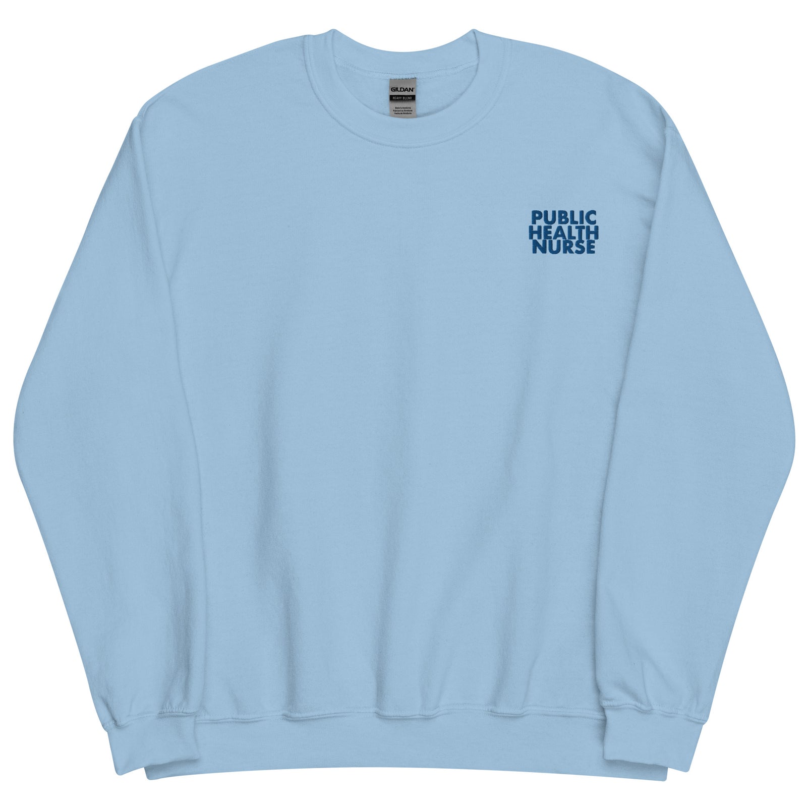 Minimal Public Health Nurse Crewneck