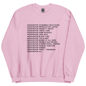 Midwives for Social Justice Crewneck 2
