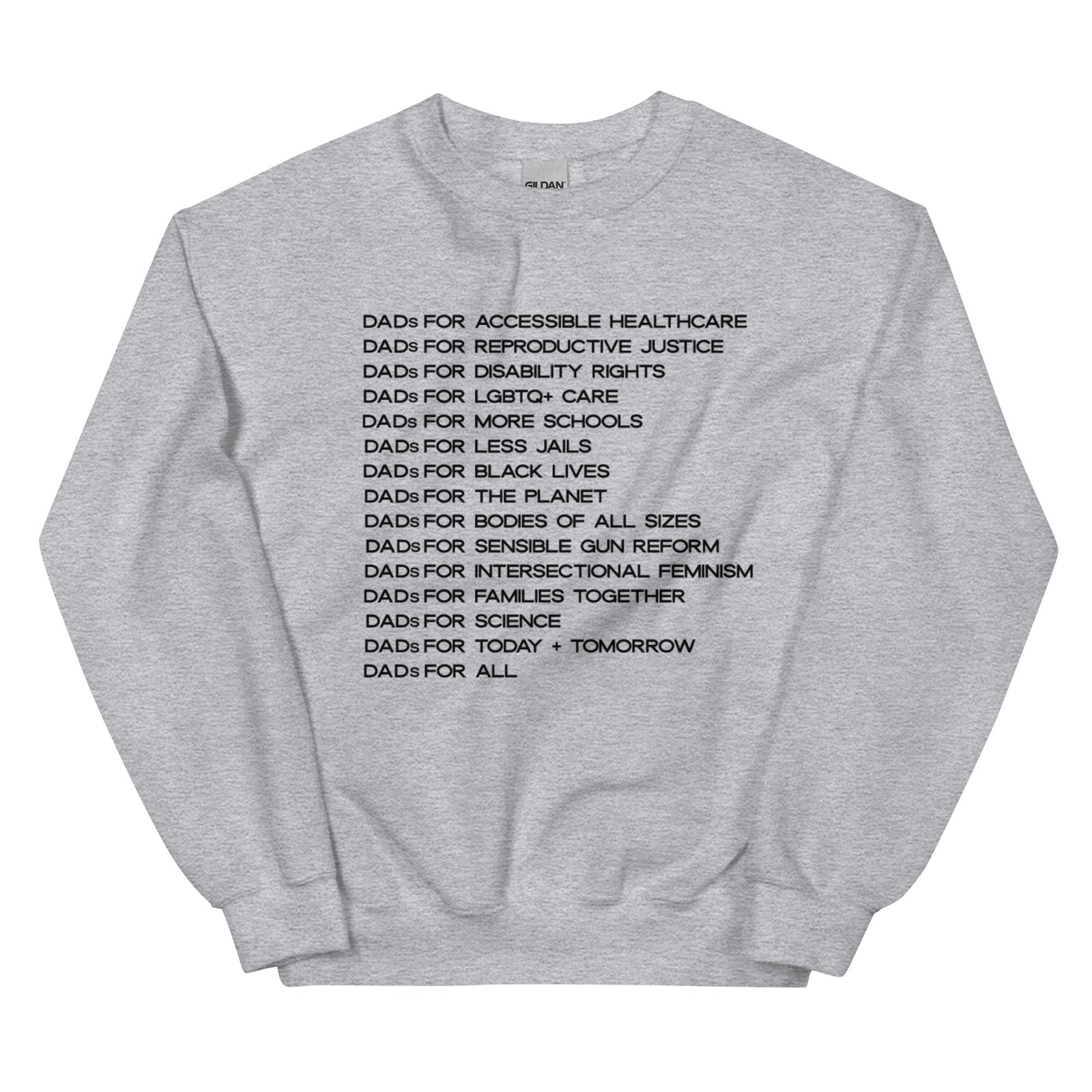 Dads for Social Justice Crewneck 2