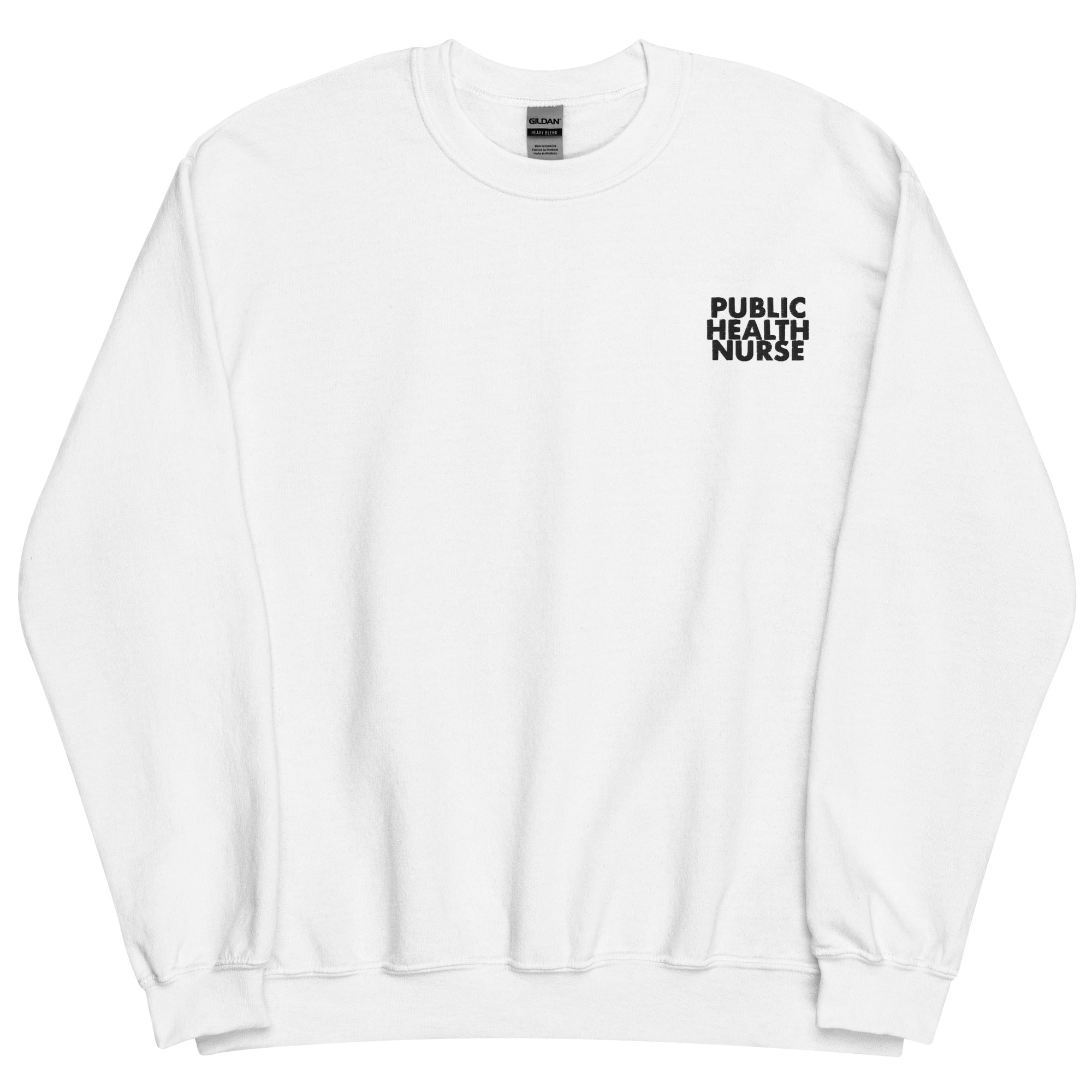 Minimal Public Health Nurse Crewneck