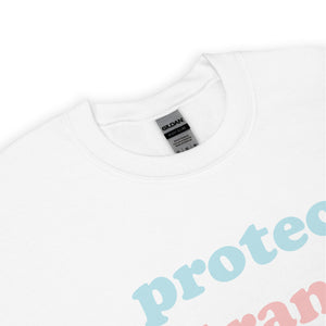 Protect Trans Youth Crewneck - White