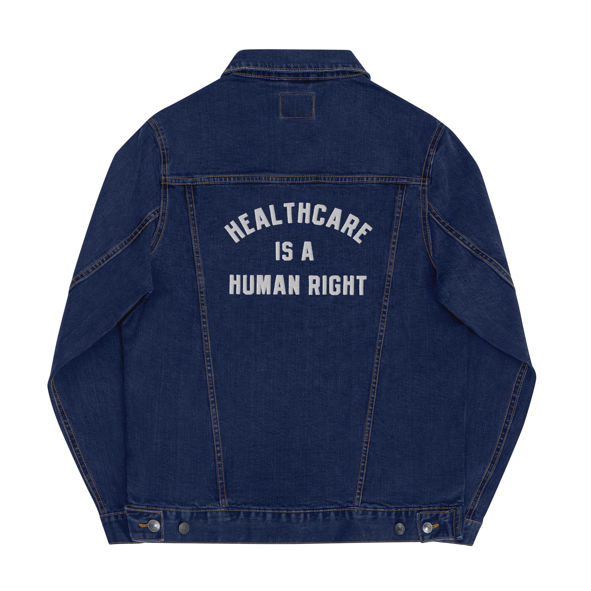 Healthcare is a Human Right Denim Jacket