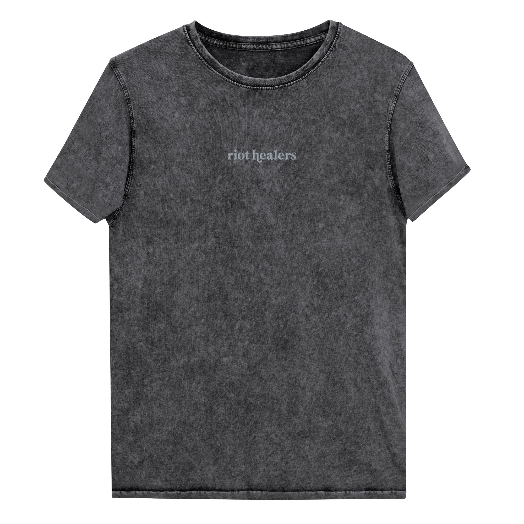 Riot Healers Minimal Denim Tee - Grey