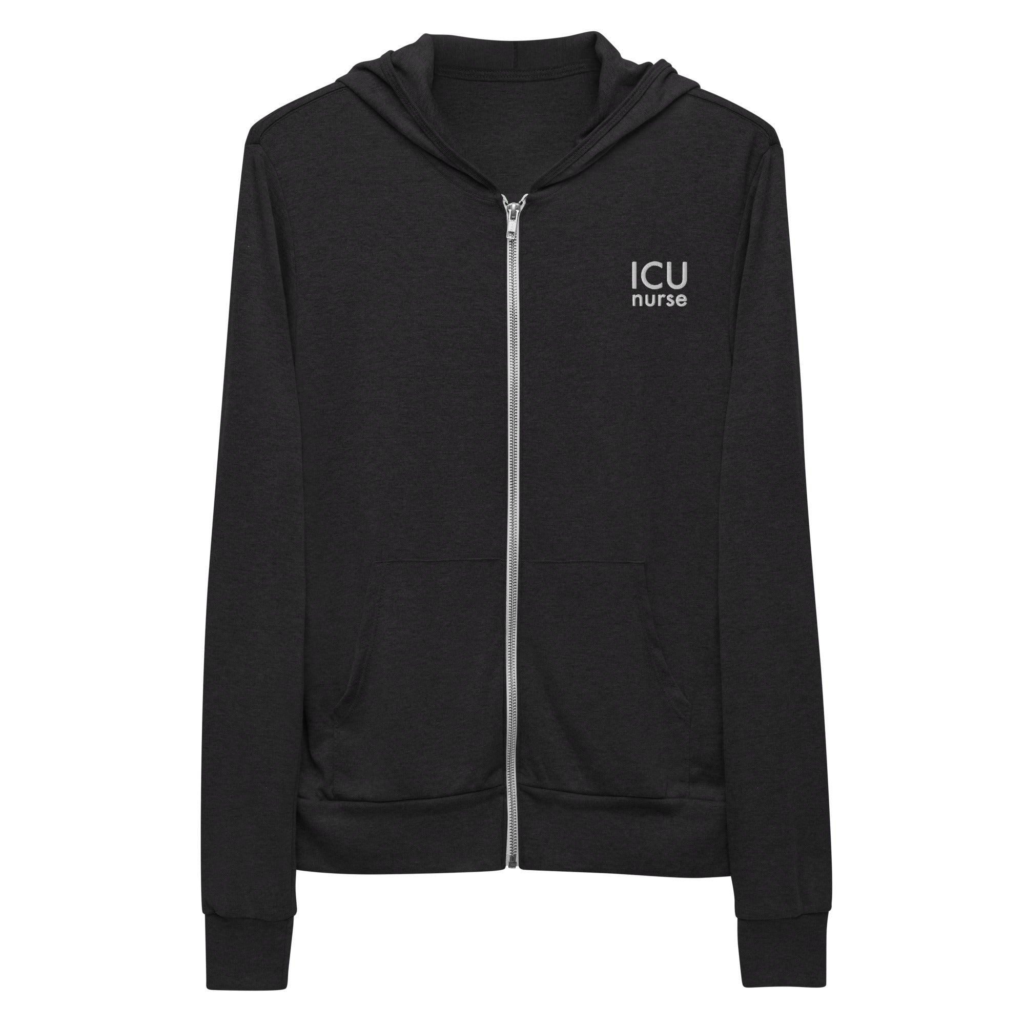 Minimal ICU Nurse Zip-Up