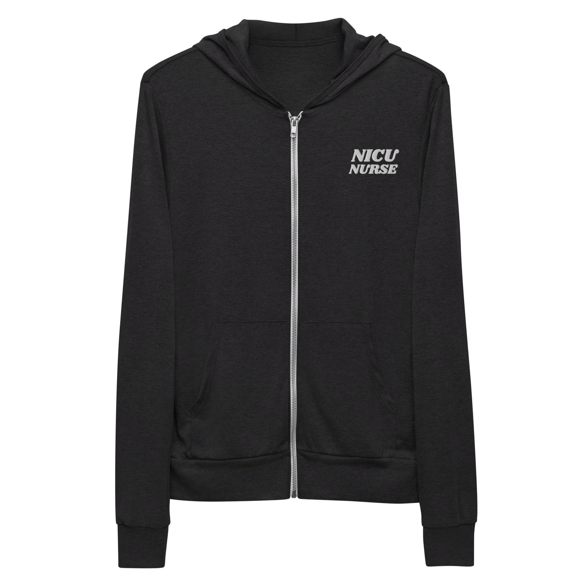 NICU Nurse Zip-Up Hoodie