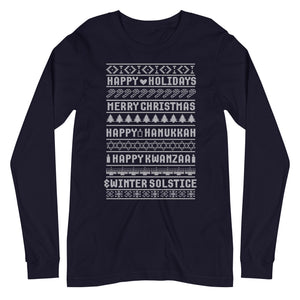 Happy Multicultural Holidays Long Sleeve