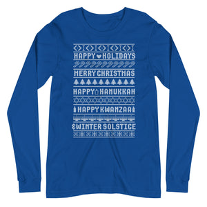 Happy Multicultural Holidays Long Sleeve