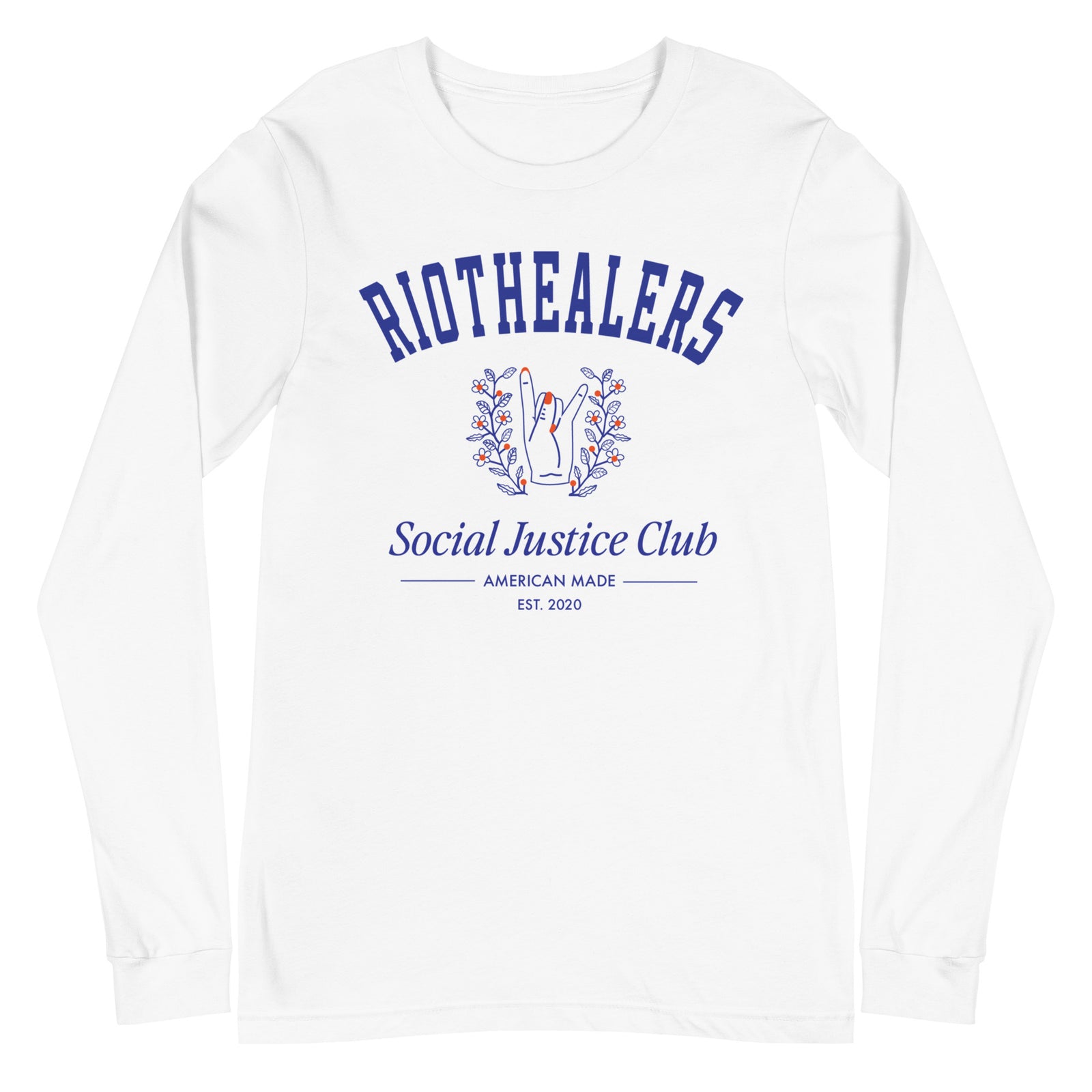 Social Justice Club Long Sleeve - College Blue
