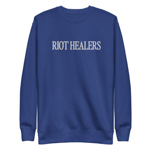 RIOT HEALERS Embroidered Crewneck