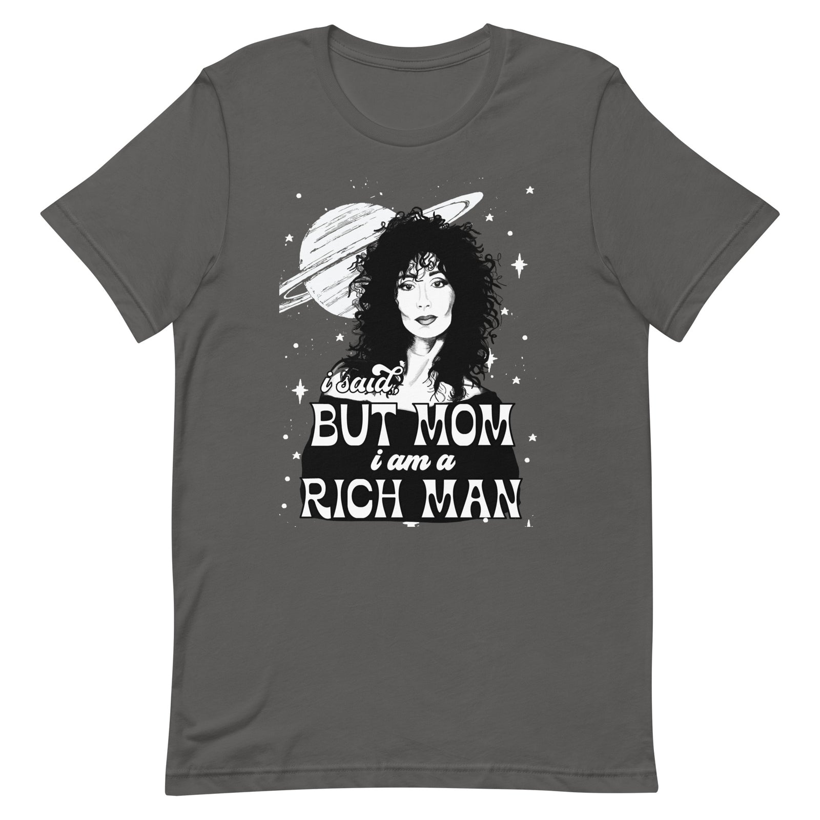 I Am A Rich Man Tee - DARK GREY